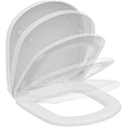 Capac WC Ideal Standard Tempo cu inchidere lenta pentru vas cu proiectie scurta -T679901