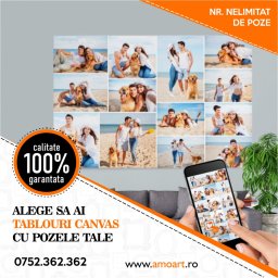 Tablou Canvas Colaj Personalizat TPC1 (Dimensiune LxH: 60x40cm)
