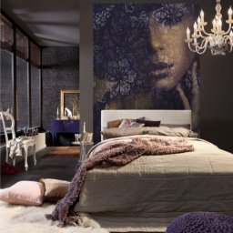 Fototapet Glamour Face OPO45 (Alege materialul: : Autocolant Perete Laminat Mat, MP: 1 mp)