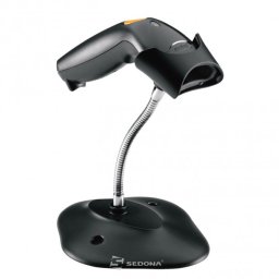 Cititor coduri 1D Zebra Symbol LS1203 Negru Cu Stand Conectare Casa de Marcat (Stand - Inclus)