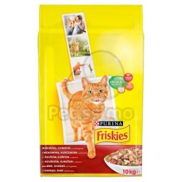 Friskies cu Vita, Pui și Legume, hrană uscată pentru pisici 10 kg