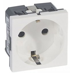 Priza shuko 2 module standard german Legrand Mosaic 077210