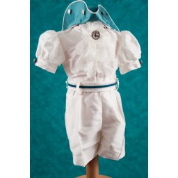 Costumas botez baieti Baby Blue