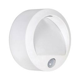 Rabalux 7980 - LED Aplică perete exterior cu senzor AMARILLO LED/1,5W/3xAA IP44 alb