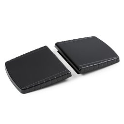 Klarstein Parforce, panouri laterale, accesorii, rafturi largi, negre (GQY5-Side Table x2)