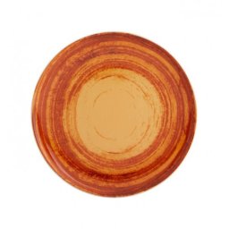 Set 6x Farfurie desert culoare orange, 22 cm, model Mandarin