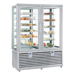 Vitrina frigorifica dubla pentru produse de gelaterie/patiserie, 2 usi, 848 Litri