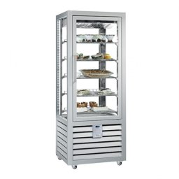 Vitrina frigorifica verticala pentru inghetata / gelaterie ventilata, 1 usa, 832 L