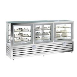Vitrina frigorifica orizontala gelaterie-patiserie cu 2 usi 528+264 L