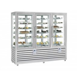 Vitrina frigorifica verticala gelaterie/patiserie cu 3 usi 1388 L.