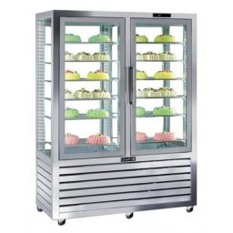 Vitrina frigorifica verticala gelaterie/patiserie cu 2 usi 848 L