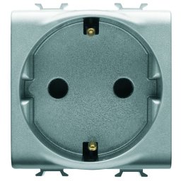 Priza schuko 2 module Gewiss Chorus GW14241