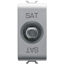 Priza TV/SAT de trecere 5dB 1 modul Gewiss Chorus GW14372