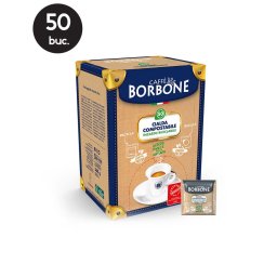 50 Paduri Biodegradabile Borbone Espresso Miscela Nera - Compatibile ESE44