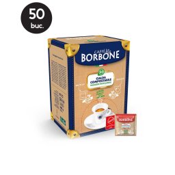 50 Paduri Biodegradabile Borbone Espresso Miscela Rossa - Compatibile ESE44