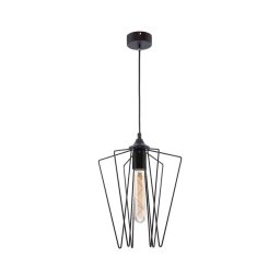 Jupiter 1641 - Lustră pe cablu SAO 1xE27/60W/230V negru