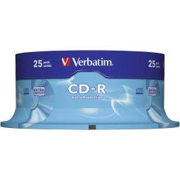 CD-R VERBATIM 700 MB, 80 min, viteza 52x, spindle, 25 buc/set