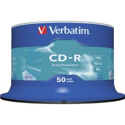 CD-R VERBATIM 700 MB, 80 min, viteza 52x, spindle, 50 buc/set