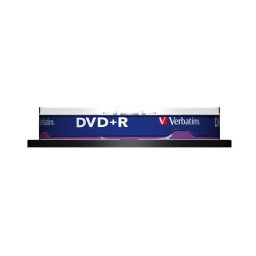 DVD+R VERBATIM 4.7 GB, 120 min, viteza 16x, Single Layer, spindle, "Matt Silver", 10 buc/set