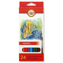 Set 24 creioane colorate KOH-I-NOOR Aquarell PESTI
