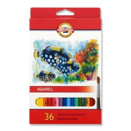 Set 36 creioane colorate KOH-I-NOOR Aquarell PESTI