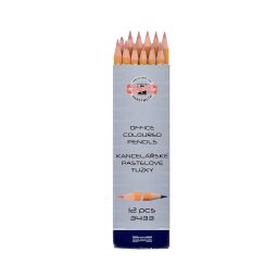Creion bicolor ROSU-ALBASTRU, 12 buc/set
