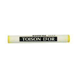Creta uscata rotunda TOISON D'OR KOH-I-NOOR, galben crom, 12 buc/set