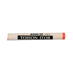 Creta uscata rotunda TOISON D'OR KOH-I-NOOR, rosu vermillon deschis, 12 buc/set