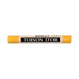 Creta uscata rotunda TOISON D'OR KOH-I-NOOR, galben scamosat, 12 buc/set
