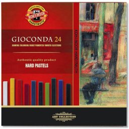 Set creta uleioasa patrata KOH-I-NOOR GIOCONDA, Art Collection, 24 buc