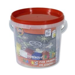 Creta colorata pentru pavaj KOH-I-NOOR, 16 buc/set