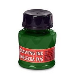 Tus desen pentru artisti KOH-I-NOOR, 20 g, verde permanent