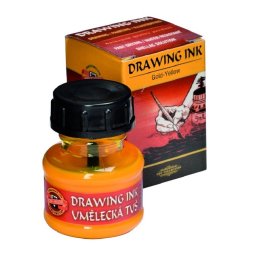 Tus desen pentru artisti KOH-I-NOOR, 20 g, galben auriu