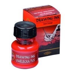Tus desen pentru artisti KOH-I-NOOR, 20 g, orange inchis
