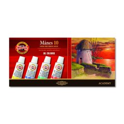 Set 10 culori ulei MANES KOH-I-NOOR
