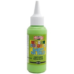 Vopsea pentru pictat pe sticla 60ml KOH-I-NOOR, verde deschis