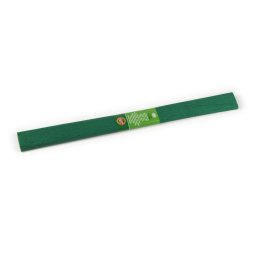 Hartie creponata KOH-I-NOOR, verde inchis, 200 x 50 cm, 10 buc/set