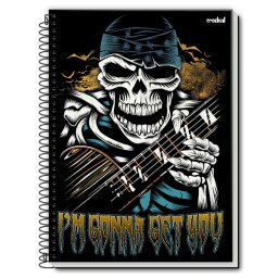 Caiet spira metal IM GONNA GET YOU 200 pagini