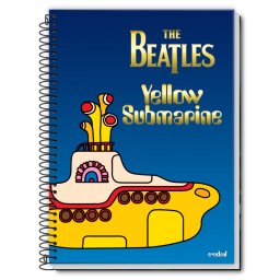 Caiet spira metal THE BEATLES 96 pagini