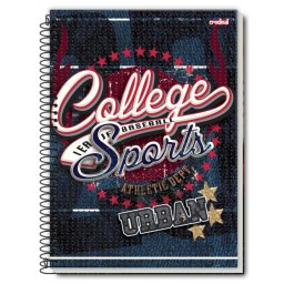 Caiet spira metal URBAN COLLEGE 200 pagini
