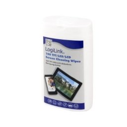SET CURATARE LOGILINK, 100 servetele pt. curatare LCD