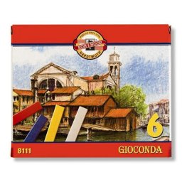 Set creta uleioasa patrata KOH-I-NOOR GIOCONDA, 6 buc