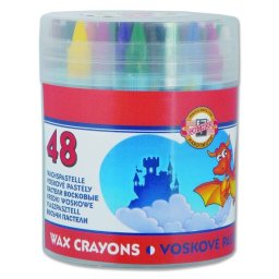 Set creioane colorate cerate KOH-I-NOOR, 48 buc/set