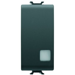 Intrerupator cu revenire+led 1 modul Gewiss Chorus GW12133