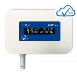 Data logger de temperatură și umiditate Lumel HT20IoT, memorie internă 8GB, Ethernet, MQTT, opțional PoE