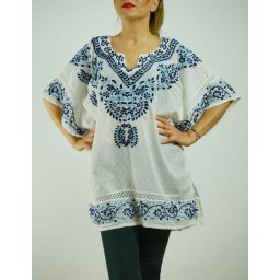 Poncho brodat manual Zenovia 3