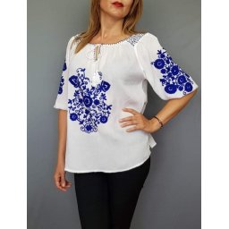 Bluza brodata manual Iosefina
