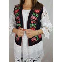 Vesta brodata cu model traditional Aurica
