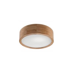 Plafonieră OAK 1xE27/60W/230V stejar Ø 27,5 cm