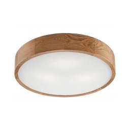 Plafonier OAK 3xE27/60W/230V stejar Ø 47,5 cm